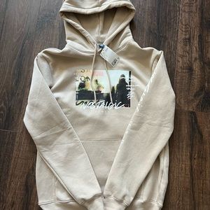 H&M Brown/Beige Nostalgic Vibes Hoodie